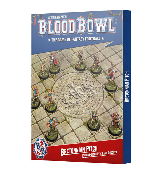 Blood Bowl Bretonnian Team Pitch & Dugouts (3rd)