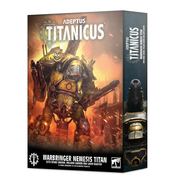 Adeptus Titanicus Warbringer Nemesis Titan w/ Quake Cannon - Ding & Dent (OOP)
