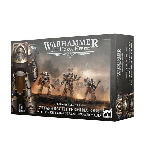 Horus Heresy Legiones Astartes Cataphractii Terminators w/ Volkite Chargers & Power Mauls