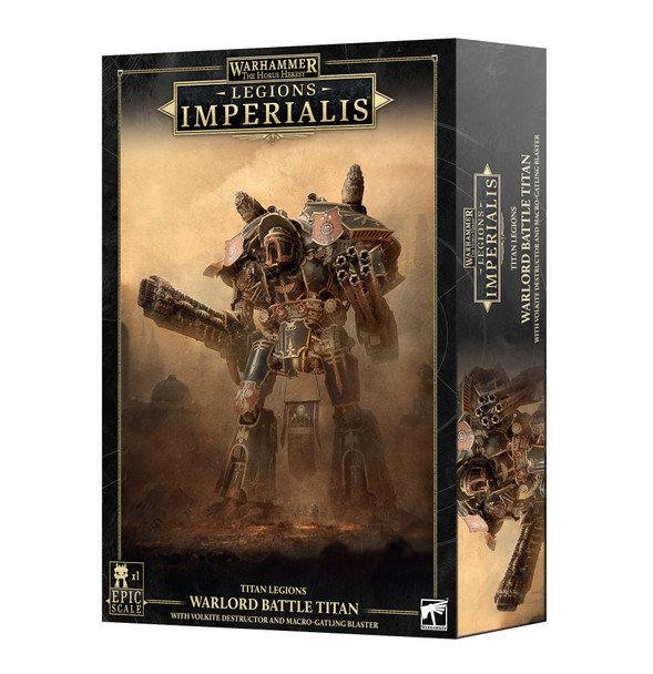 Legions Imperialis Warlord Titan w/ Volkite Destructor & Macro-Gatling Blaster