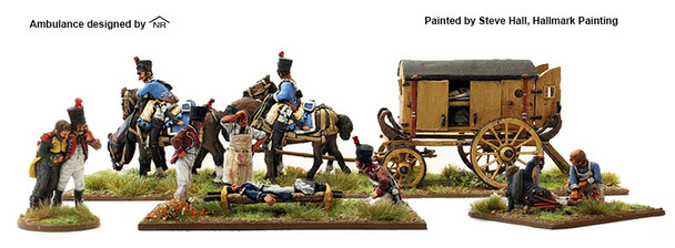 Napoleonic French 4 Wheeled Ambulance - Available to Order
