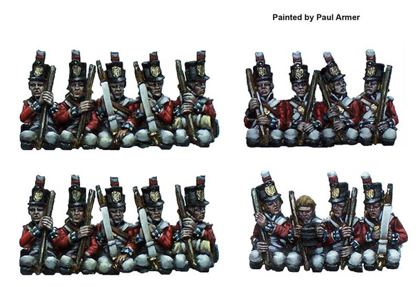 Napoleonic British Infantry Seated 1798-1808 - Available to Order