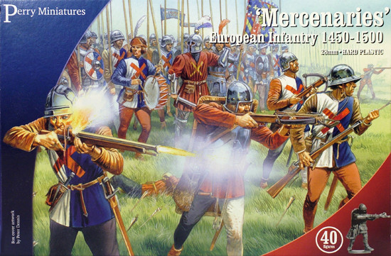 War of the Roses Plastic 'Mercenaries', European Infantry 1450-1500 - Available to Order