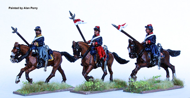War of the Triple Alliance (1864-70) Argentine Lancers Galloping, in 'Chiripa' - Available to Order