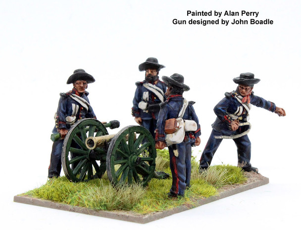 War of the Triple Alliance (1864-70) Brazilian Foot Artillery Firing French Mountain Gun - Available to Order