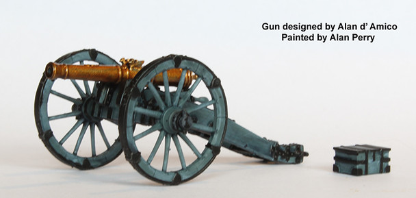 Napoleonic Duchy of Warsaw Prussian 3pdr Battalion Gun - Available to Order