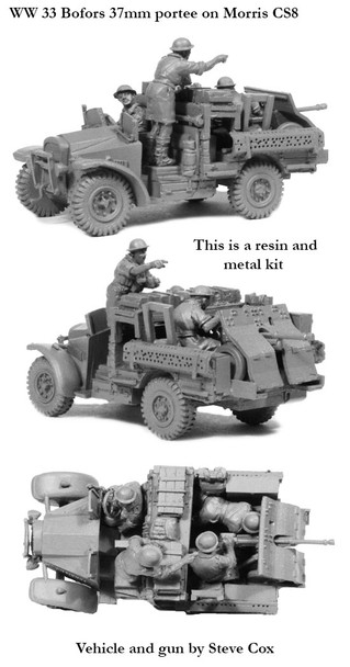 WWII British Morris Portee w/ 37mm - Available to Order