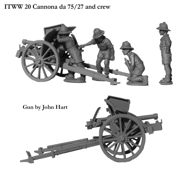 WWII Italian Cannone Da 75 / 27 - Available to Order