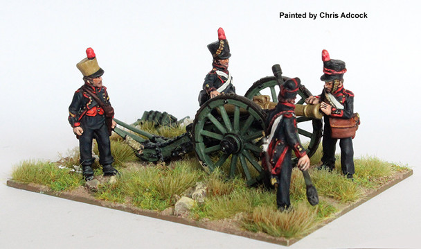 Napoleonic French Foot Artillery Loading 8pdr, pre-1812 Uniform - Available to Order