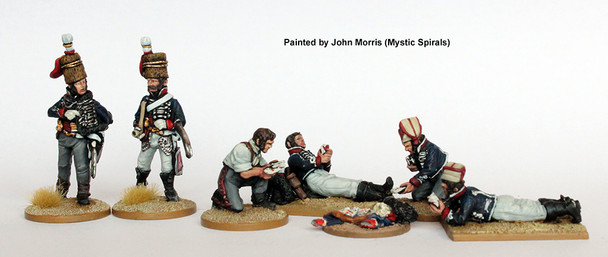 Napoleonic British Light Cavalry Relaxing - Available to Order
