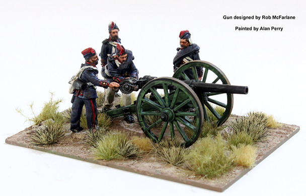 War of the Triple Alliance (1864-70) Brazilian Foot Artillery Loading Whitworth 12pdr Breech-Loader - Available to Order