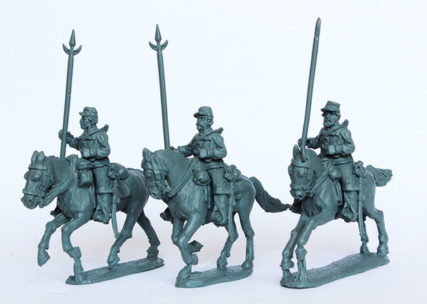 War of the Triple Alliance (1864-70) Argentine Lancers Galloping, Lance Upright - Available to Order
