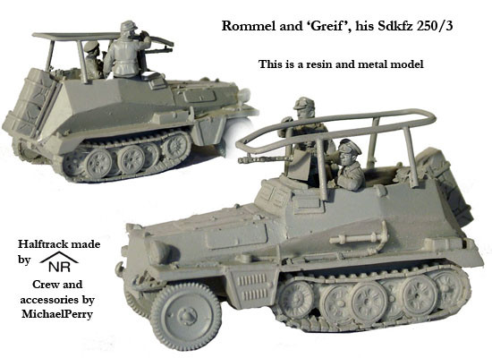 WWII German Rommel & 'Greif' - Available to Order