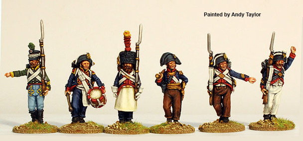 Napoleonic Confederation of the Rhine (4th Regt.) Saxon Duchies Infantry Command, Marching 1810-11 - Available to Order