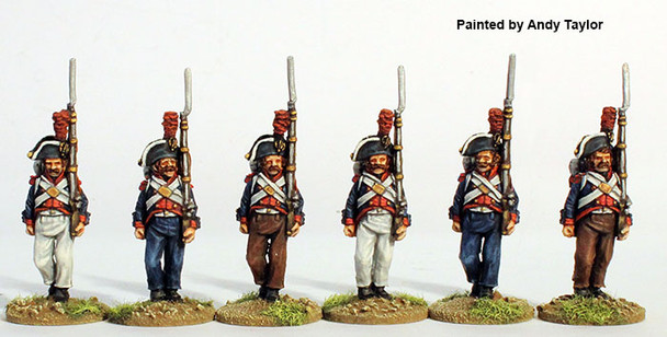 Napoleonic Confederation of the Rhine (4th Regt.) Saxe-Gotha Grenadiers in Bicorne Marching 1810-11 - Available to Order