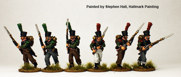 Napoleonic Confederation of the Rhine (5th Regt.) Anhalt Flank Companies, Campaign Dress, Attacking 1809-13 - Available to Order