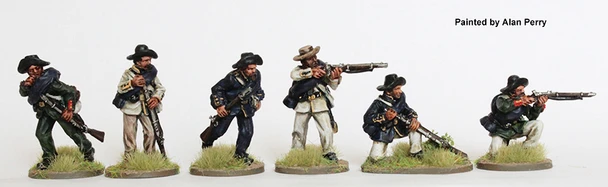 War of the Triple Alliance (1864-70) Brazilian Cacadores Skirmishing in Broad Brimmed Hats - Available to Order