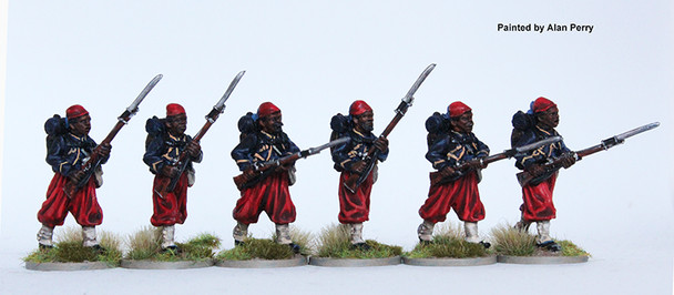 War of the Triple Alliance (1864-70) Brazilian Bahia Zouaves Attacking - Available to Order