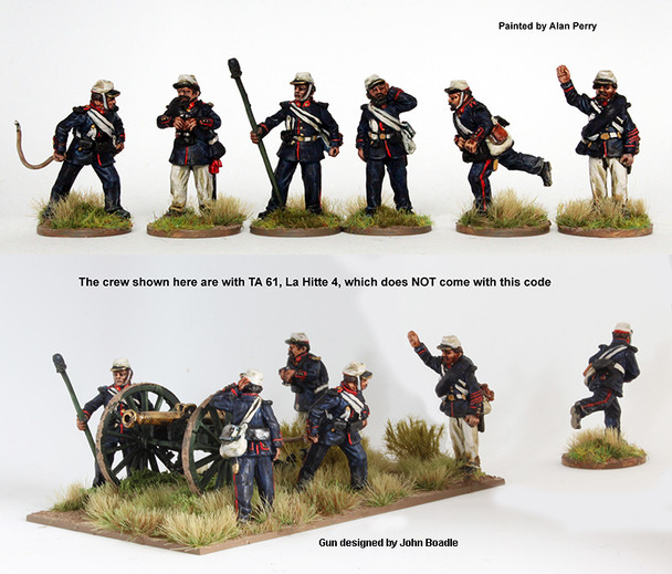 War of the Triple Alliance (1864-70) Brazilian Foot Artillery Firing Muzzle Loader - Available to Order