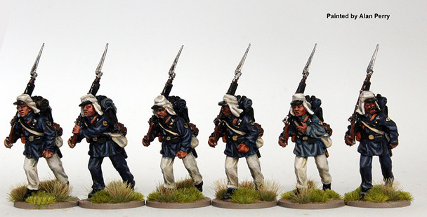 War of the Triple Alliance (1864-70) Brazilian Volunteers of Patria, Advancing Shouldered Arms - Available to Order