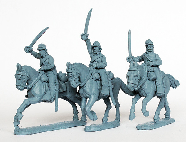 ACW Union Cavalry Charging, Swords - Available to Order