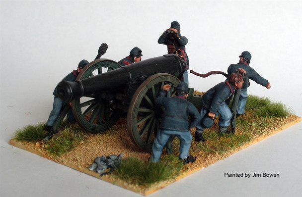 ACW Union Artillery Firing 24pdr Smoothbore on Field Carriage - Available to Order