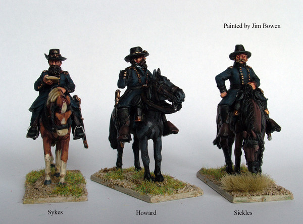 ACW Union Mounted Commanders 2 - Available to Order