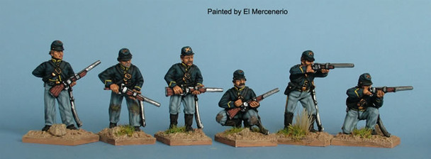 ACW Dismounted Union Cavalry Skirmishing, Forage Caps & Sharps Carbines - Available to Order