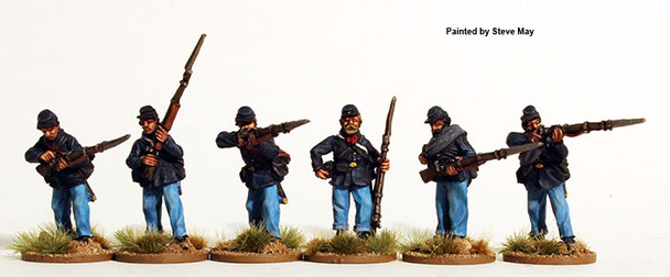 ACW Union Infantry Firing Line, Sack Coats - Available to Order