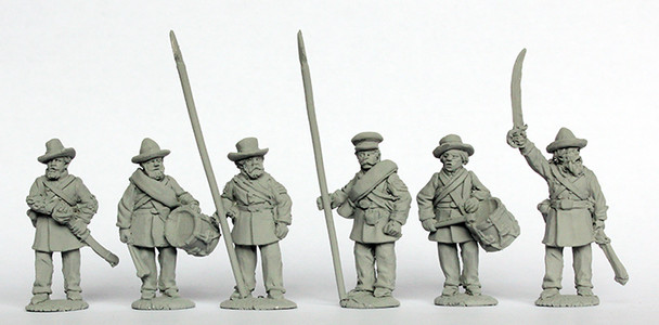 ACW Early Confederate Command in Frock Coats Standing - Available to Order