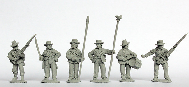 ACW Western Union Infantry Command Standing - Available to Order