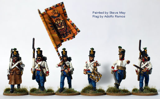 Napoleonic Austrian Hungarian Fusilier Command Advancing - Available to Order