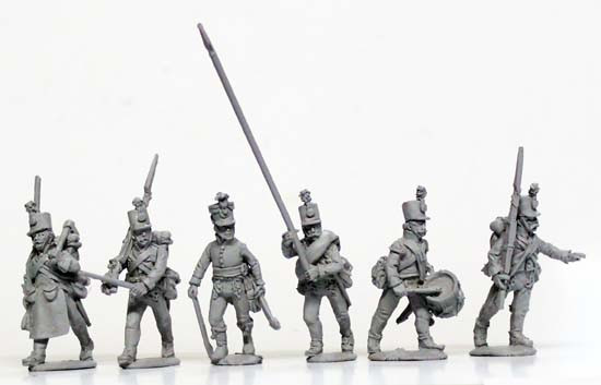Napoleonic Austrian Grenz Infantry Command Marching - Available to Order