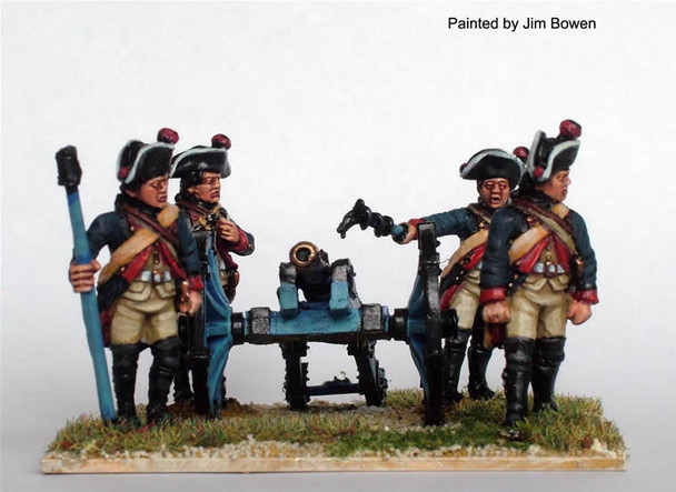 AWI Hesse-Cassel Artillery Firing Swedish 4pdr - Available to Order