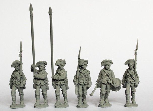AWI Spanish Infantry Command Marching - Available to Order