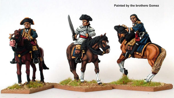 AWI American Mounted Infantry Officers - Available to Order
