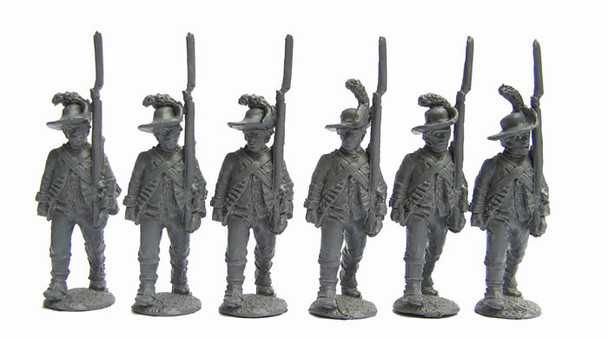 AWI British Infantrymen, Slouch Hats & Cut-Down Coats, Advancing, Shouldered Arms - Available to Order