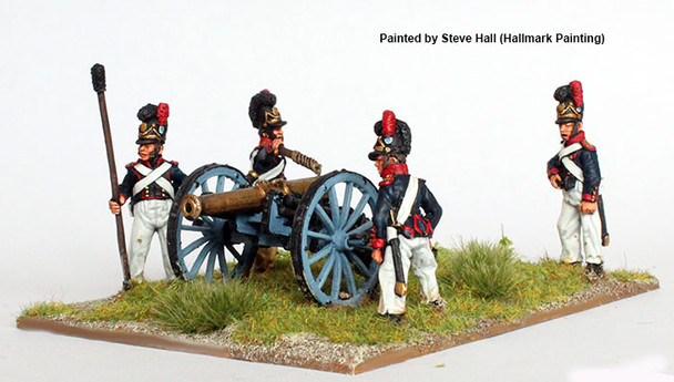 Napoleonic Bavarian Artillery Firing 12pdr - Available to Order