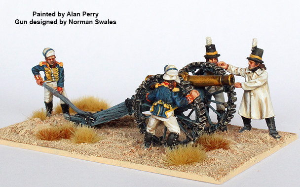 Napoleonic British Foot Artillery Running Up 12pdr, "Mother Shipton" Hats & Fatigue Caps (Egypt 1801) - Available to Order
