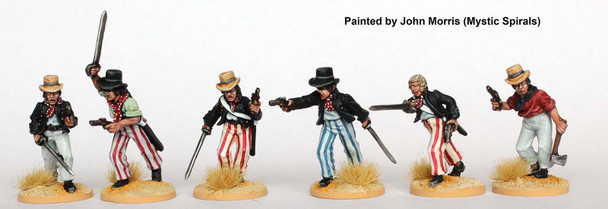 Napoleonic British Sailors w/ Pistols & Cutlasses Attacking - Available to Order