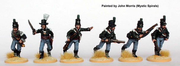 Napoleonic British Corsican Ranger Command Advancing Rapidly (Egypt 1801) - Available to Order