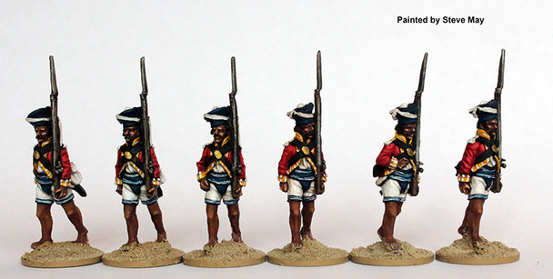 Napoleonic British Bombay Sepoys Marching - Available to Order
