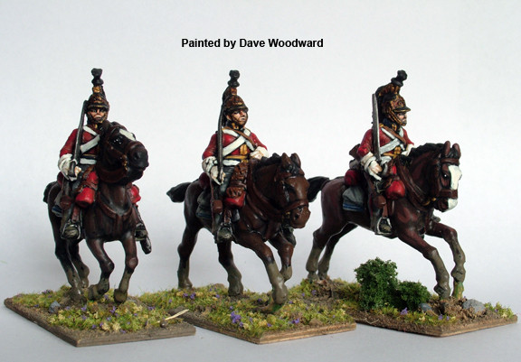 Napoleonic British Heavy Dragoons / Dragoon Guards Galloping, Swords Shouldered - Available to Order