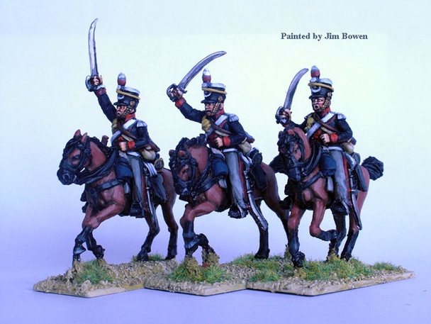 Napoleonic British Light Dragoons Charging - Available to Order