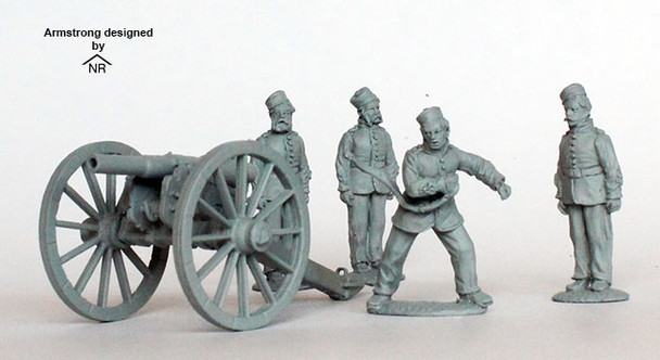 British Intervention Force (1860s) Royal Artillery Firing 12pdr Armstrong - Available to Order