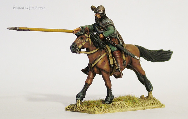 40mm Border Reivers Thomas Johnstone, Mounted, Charging - Available to Order