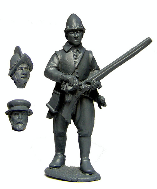 40mm Border Reivers Garrison Caliverman, Priming Caliver - Available to Order