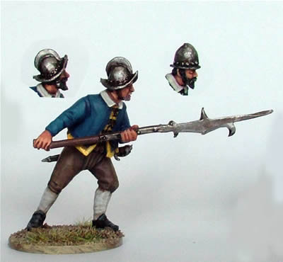 40mm Border Reivers Billman Advancing, Livery Coat Over Jack - Available to Order
