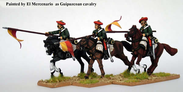 Carlist War Carlists Lancers in Shell Jackets, Charging w/ Lance - Available to Order