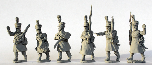 Napoleonic Danish-Norwegian Army Infantry Command Marching, Greatcoats (No Standards) 1812-14 - Available to Order